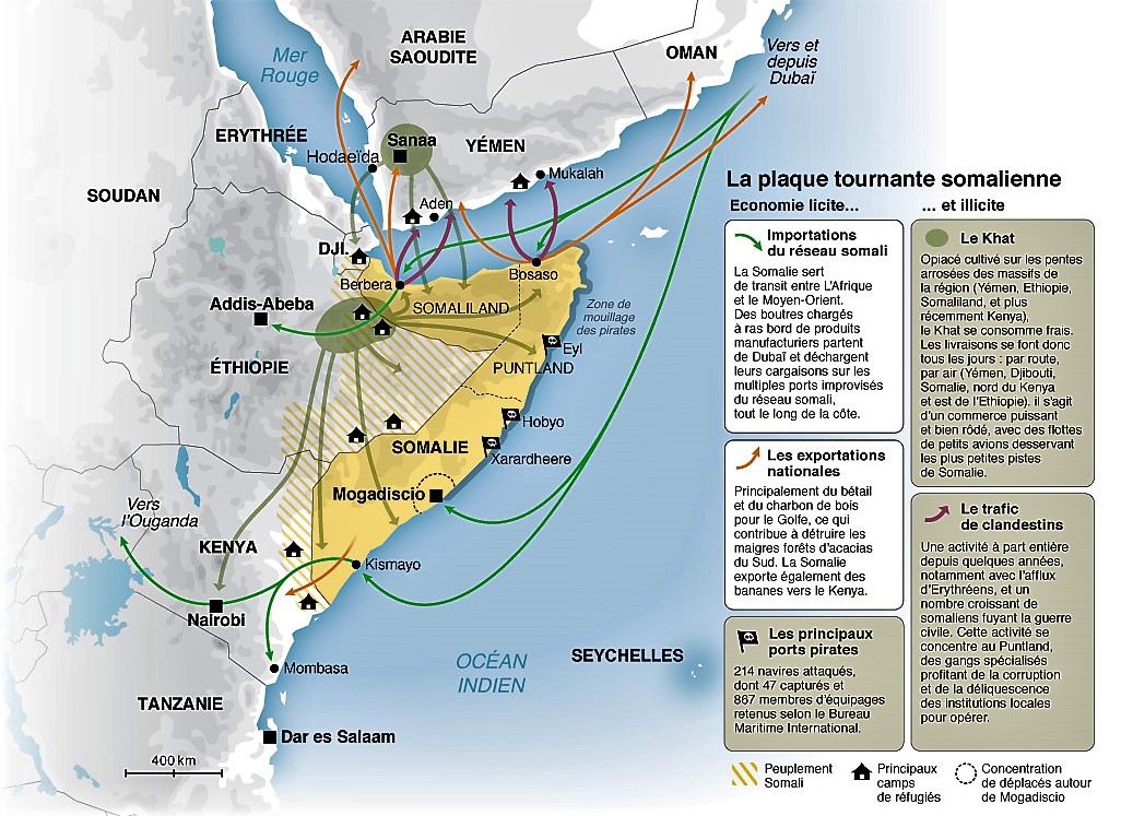Les dynamiques somaliennes cartographie francois prosper