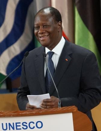Alassane Ouattara président de la république de Côte d'Ivoire
