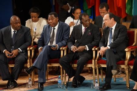 Yayi Boni - Idriss Déby Itno - François Hollande