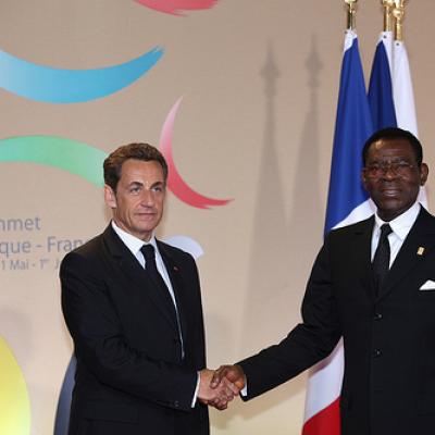 Ouverture et accueil officiel au 25e sommet Afrique France 31 mai 2010