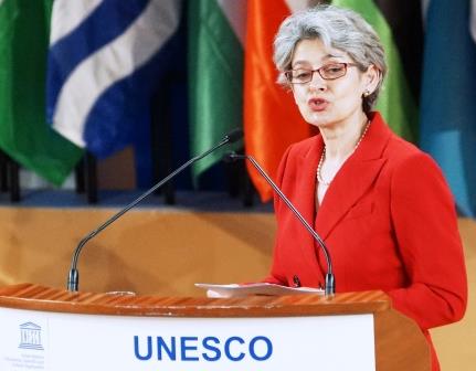 Irina Bokova directrice générale de l'UNESCO