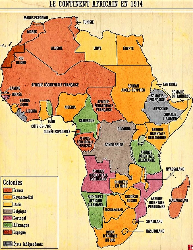 Carte d afrique