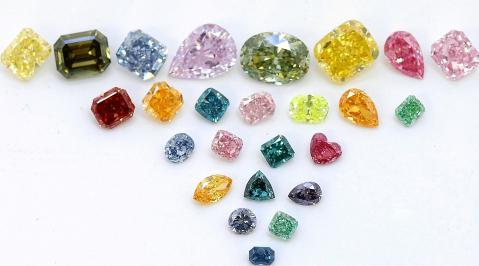 Fancy colored diamonds